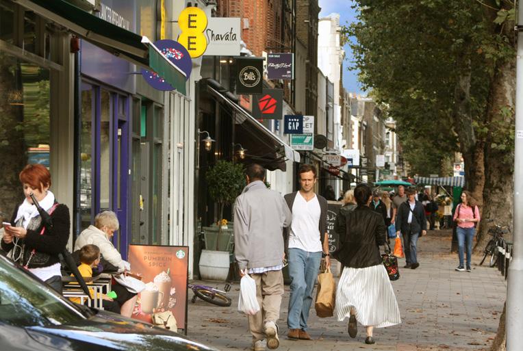 RETAILING IN CHISWICK Chiswick High Road provides an