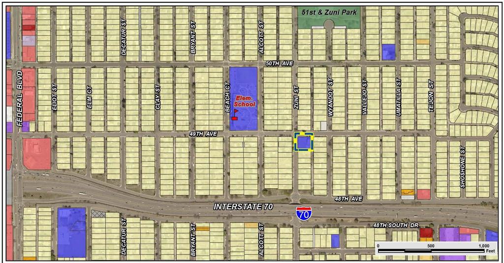 Rezoning Application #2017I-00090 4890 Zuni Street June 7, 2018 Page 5 The surrounding properties are E-SU-Dx, which is a Protected District.
