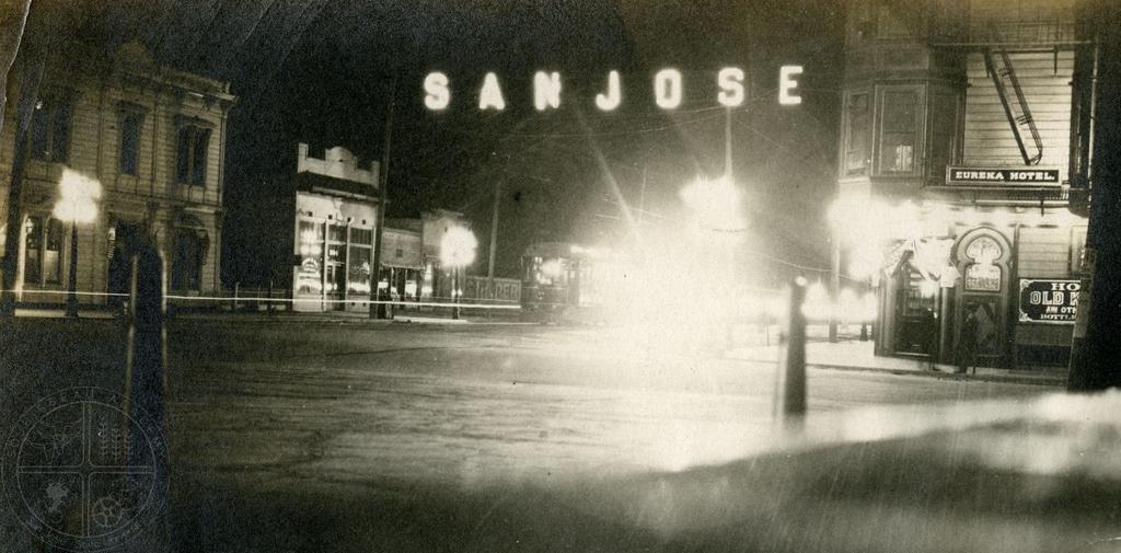 [80] San Jose's Electric Banner - When the Electric Light Tower collapsed in 1915, San Jose needed a new municipal sign.