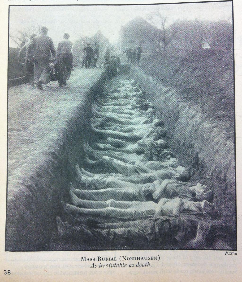 Figure 10. Mass Burial (Nordhausen) 87 Figure 11. Human Cordwood (Buchenwald) 88 Figure 12.