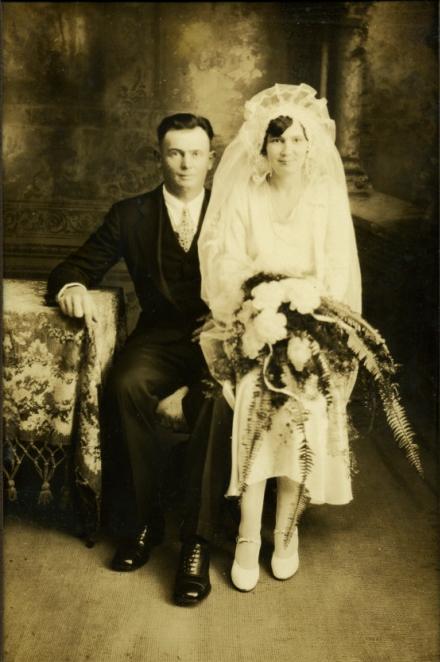 Wedding Photo November 22, 1925 Alex