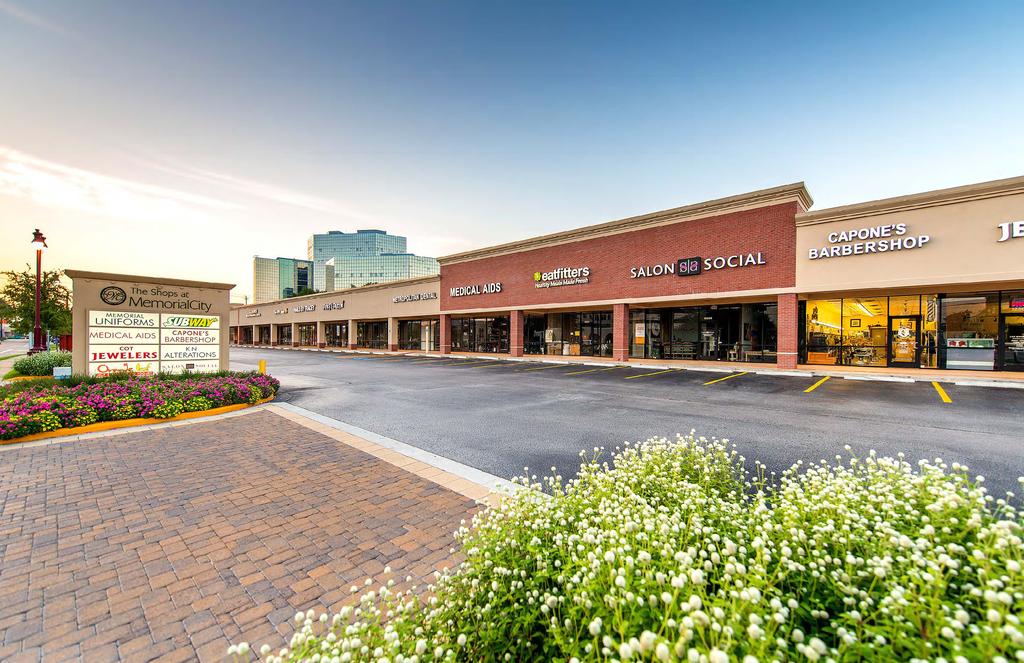 THE SHOPS AT MEMORIAL CITY LOCATION SWC of Gessner & Kingsride Ln and SWC of Frostwood Dr & Kingsride Ln PROPERTY HIGHLIGHTS One story, 78,000 square foot center Fully renovated in 2011-2012 328
