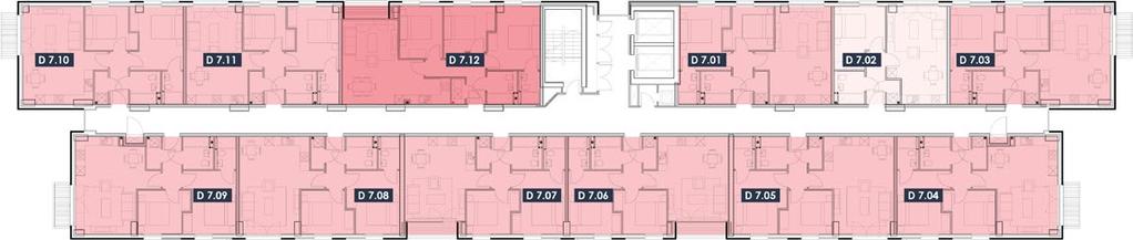 TYPICAL UNIT LAYOUT 1 bed 2 bed BLOCK D