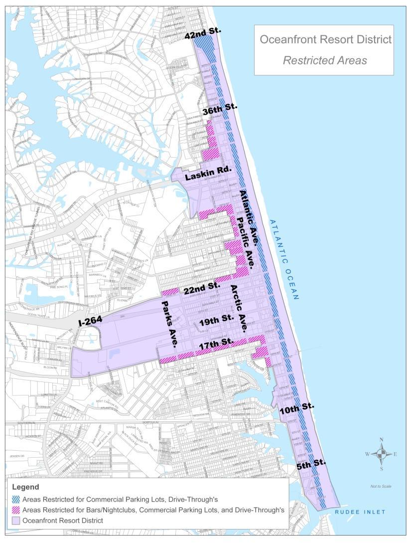Protection for Neighborhoods Already in Current Draft: 35 building heights adjacent to protected districts Restrictions on bars/nightclubs, commercial parking lots (surface), and drive-thru s