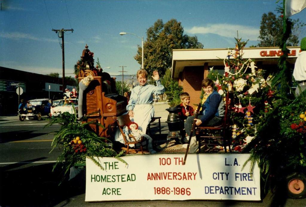 In 1986, this float celebrated 100 years of the Acre CHS Adventures