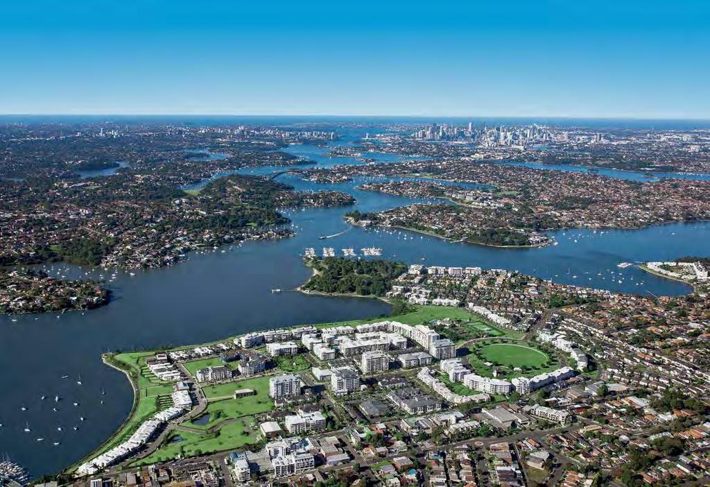 1 Pacific Ocean 2 Sydney Harbour Bridge 3 Sydney CBD 4 Darling Harbour 5 Bondi Beach 6 University of Sydney 7 University of NSW 8