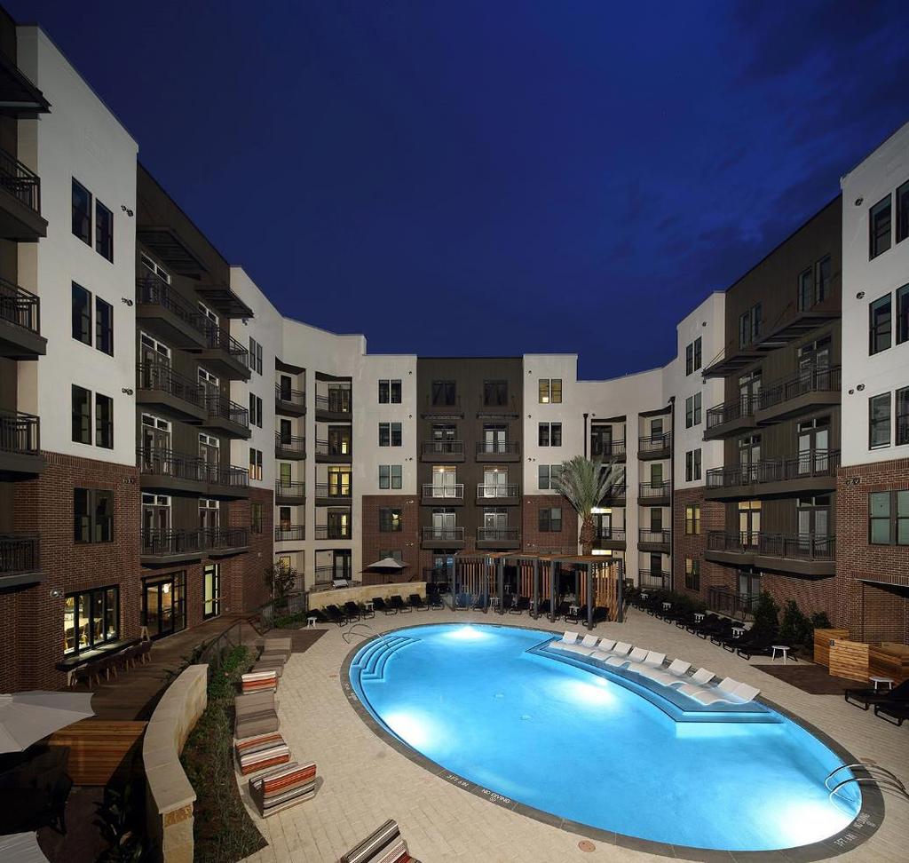 A11.09 The multifamily community includes three internal courtyards with