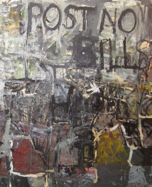 FRONT COVER: Untitled (tenement yard) c. 1973, pastel on paper, 23 ¾ x 17 ¾ in.