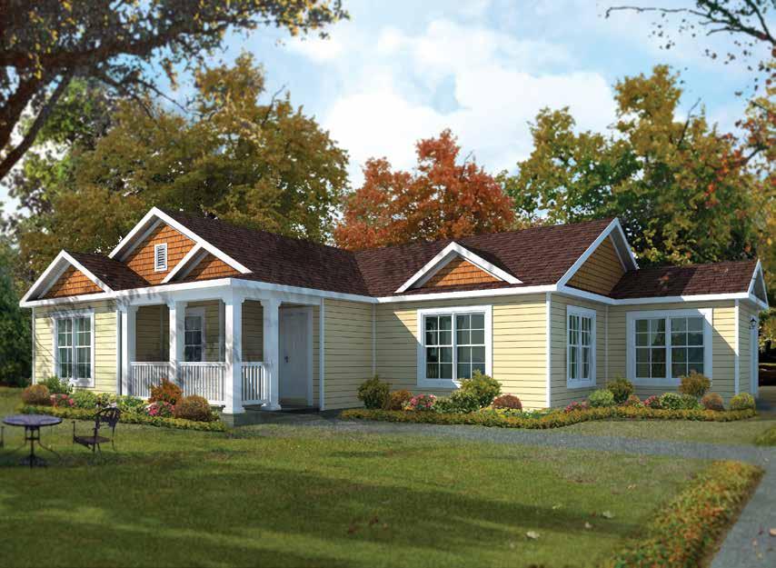 PLAN: MURRAY SERIES: AMERICAN LIFESTYLE OPEN SPACES AND COZY FEEL, BUILT RIGHT IN From the inviting front porch that leads into the foyer to the ample master bedroom/bathroom suite, everything about