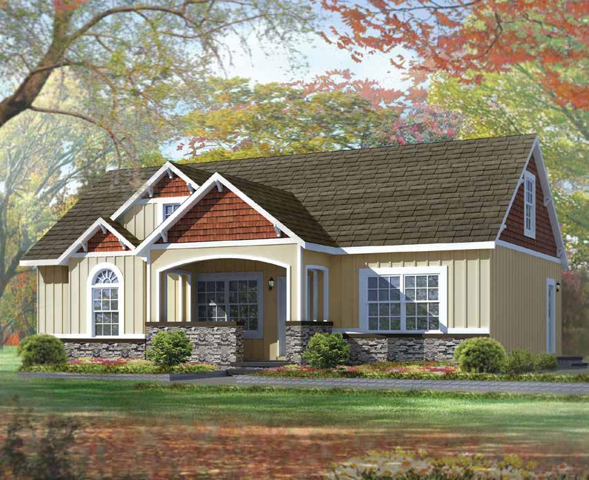 PLAN: GORDON SERIES: AMERICAN LIFESTYLE A SINGULAR STORY OF TIMELESS STYLE With classic architectural detailing and ample living space, the Gordon home combines modern efficiency with timeless style.