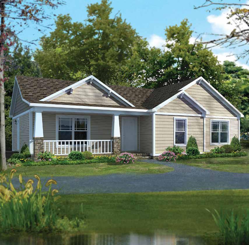 PLAN: SHILOH SERIES: AMERICAN LIFESTYLE SMART OPTIONS FOR SMARTER LIVING With options including front porch and decorative dormer accents, the possibilities of the Shiloh home go on and on.