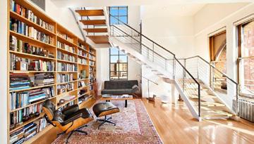 four exposures, 11-foot ceilings, two home offices, a