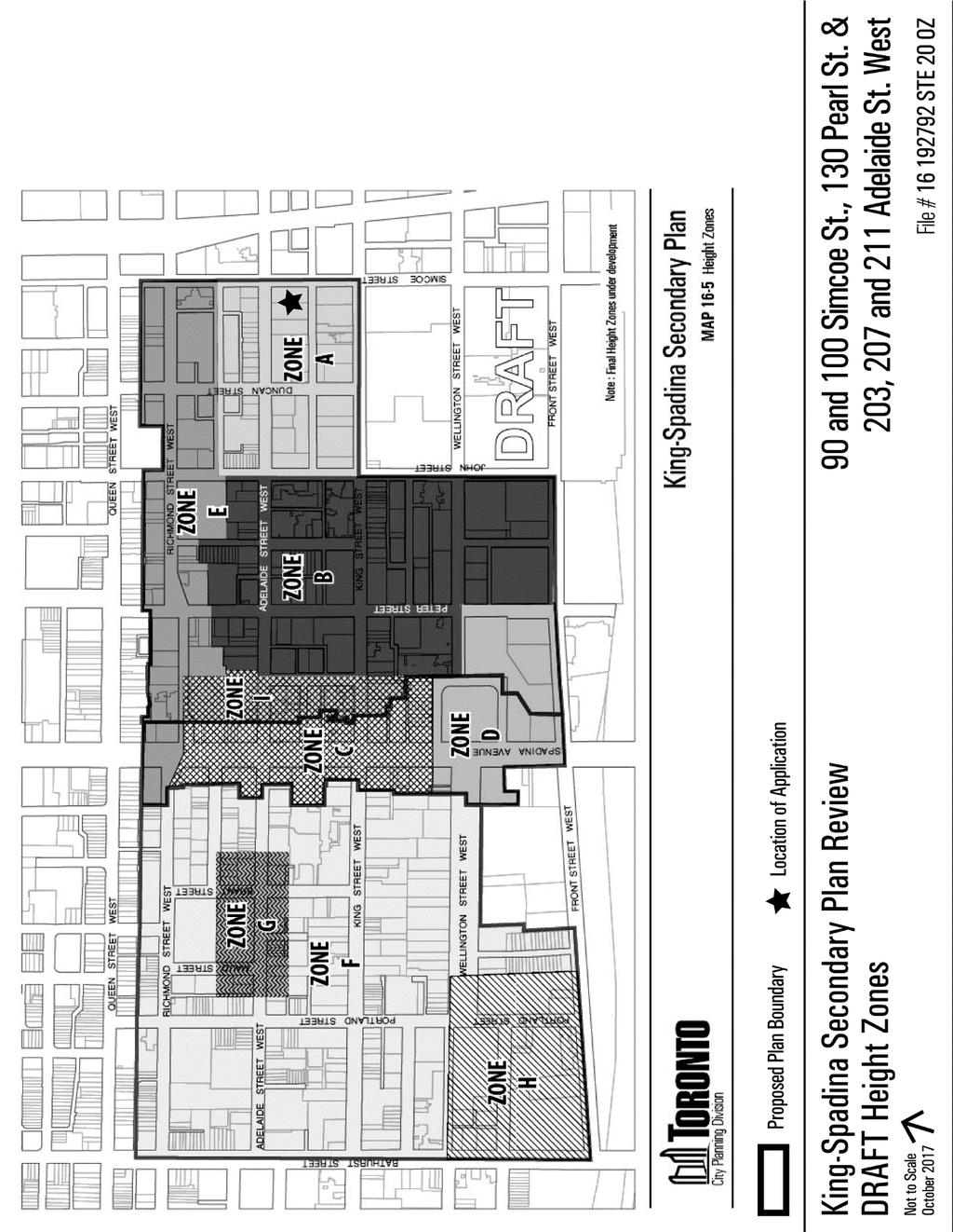 Attachment 6: King-Spadina Secondary Plan Review Draft Height Zones 90 and