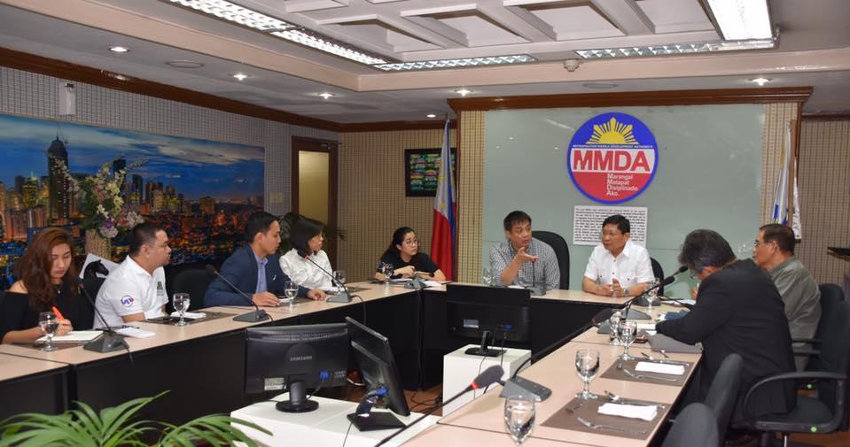 Carandang met with the MMDA officials, headed by its chairman, Brig. Gen.