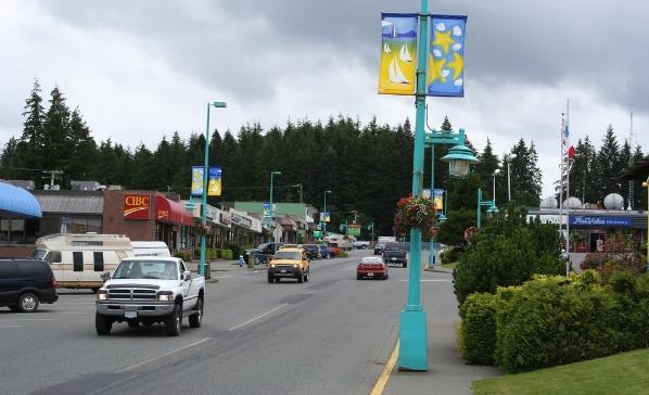 Amenities can be found on Granville Street, which leads to Port Hardy s ocean-front downtown core.