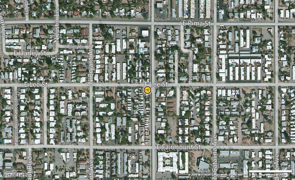 Aerial / Map Report Casa Dulce Mobile Home Park 4240 E Lee St - This copyrighted report contains research licensed to KW Commercial - 442007.