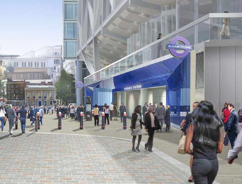 TRANSPORT ELIZABETH LINE (CROSSRAIL) Located at the heart of the Tech and Media belt between Clerkenwell and Shoreditch, the property is well placed to attract London s creative talent.