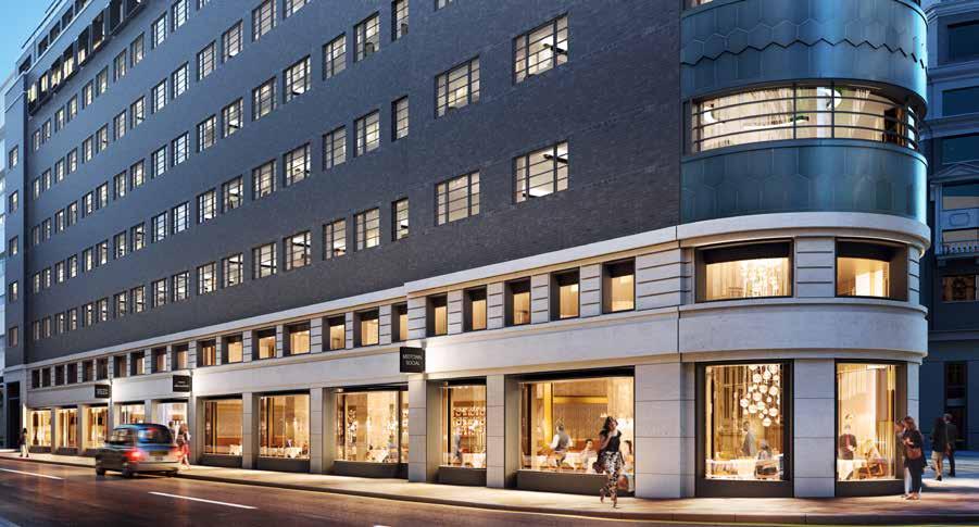 FIVE FLAGSHIP STANDARD RETAIL UNITS ON THE GROUND FLOOR EXTERIOR