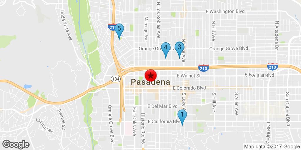 SUMMIT APARTMENTS 4 SALE COMPARABLES Sale Comps Map SUBJECT PROPERTY 1145 N Summit Ave Pasadena, CA 91103 677 S. LAKE AVE. 815 E. VILLA ST. 677 S. Lake Ave. Pasadena, CA 91106 815 E. Villa St.