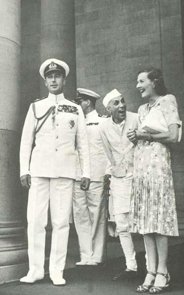 Patel, J. Nehru, Mountbatten, Jinnah.