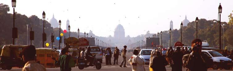89: New Delhi from the India Gate,
