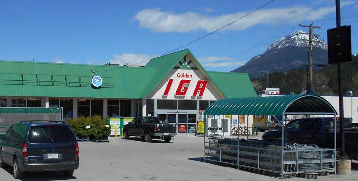 The Subject Property is one of only two large grocery store brands serving the town of Golden, BC and the surrounding area.