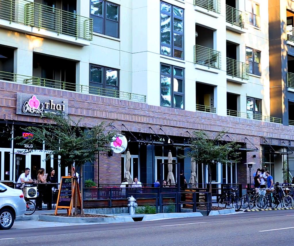 Mixed-Use/Multi-Story Housing Benefits: Supports local retail and entertainment C