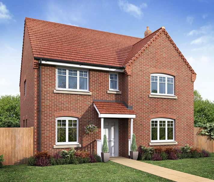 THE AVON MEADOWS COLLECTION The Wellesbourne 4 Bedroom home The Wellesbourne is a large four bedroom home with a kitchen/ breakfast/family room and a useful utility area with French doors leading to