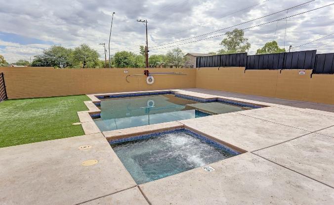 The single family residence was purchased to help build a brand new pebble-tec pool which is a sought