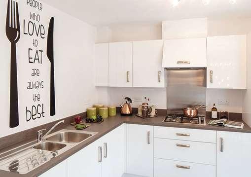 Specification Apartments and bedroom homes s bedroom homes Kitchen Symphony fitted kitchen with laminate worktop and upstand Woodbury fitted kitchen with laminate worktop and upstand