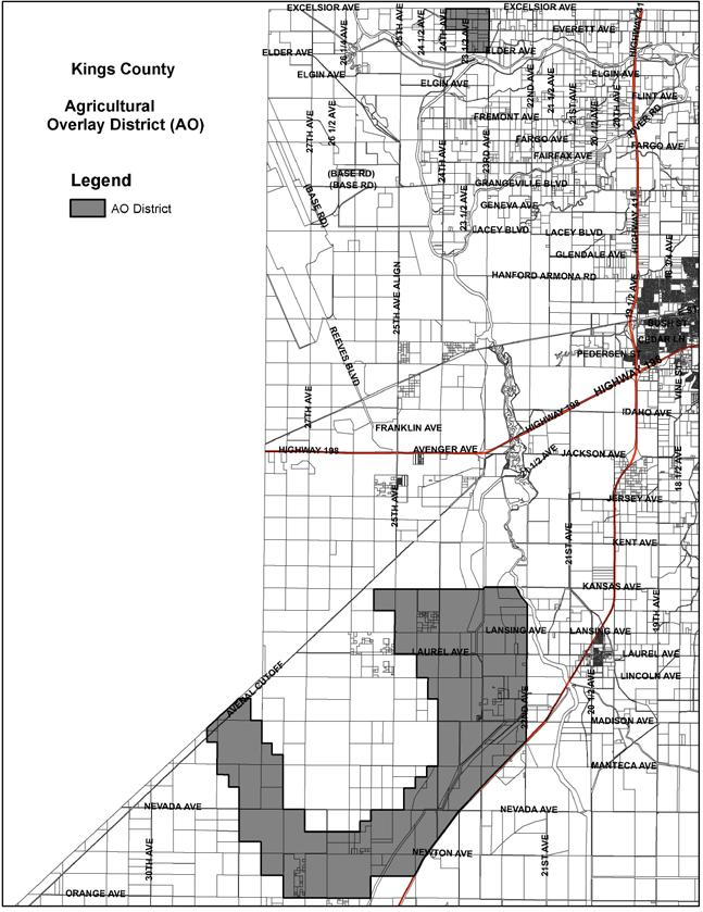 Figure 10-1 Agriculture Overlay Zone Map Sec. 1005. ACOZ - Aviation Land Use Compatibility Overlay Zone: A.