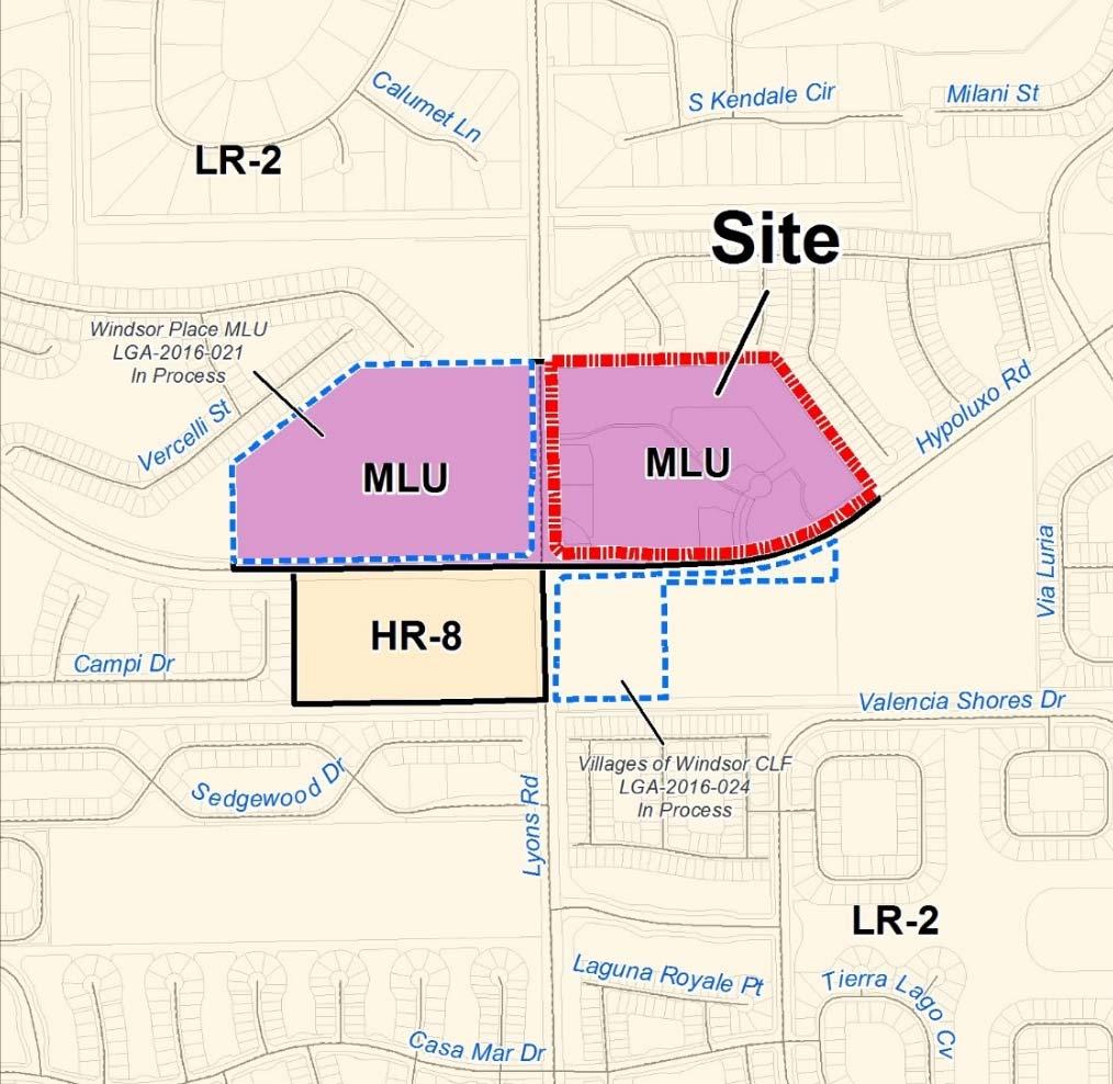 Exhibit 1 Amendment No: Town Commons MLU (LGA 2018-0018) FLUA Page No: 76 Amendment: Location: Size: PCN: Conditions: From Multiple Land Use with CH, CH-O, and LR-2, to Multiple Land Use with CH and