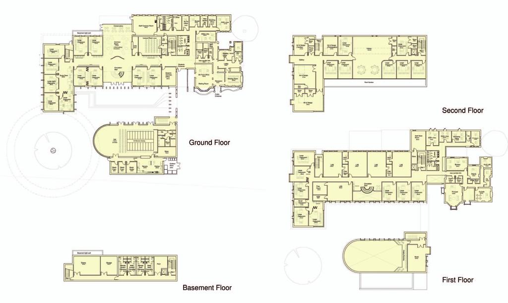 Approved floor plans for 333 Banbury Road Second Floor Ground