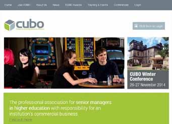 CUBO ANNUAL REVIEW 5 Communications Website development The new CUBO website was launched in September 2013.