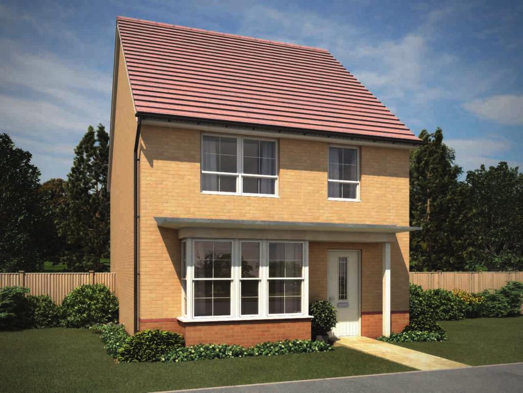 Please see plot specific working drawings for elevation treatments CHESHAM 4 ED DETACHED HOME A delightful four bed detached home offering contemporary kitchen with dining and family areas and French