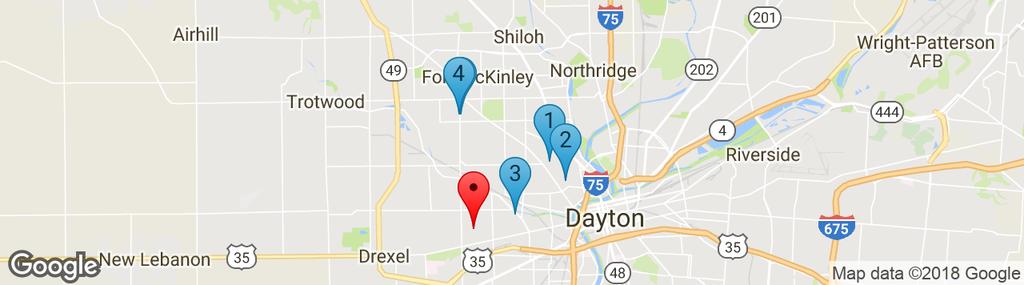 Sale Comps Map SUBJECT PROPERTY 3530 Delphos Dayton, OH 45417 1 4 523 Delaware Dayton, OH 45405 2615 N.