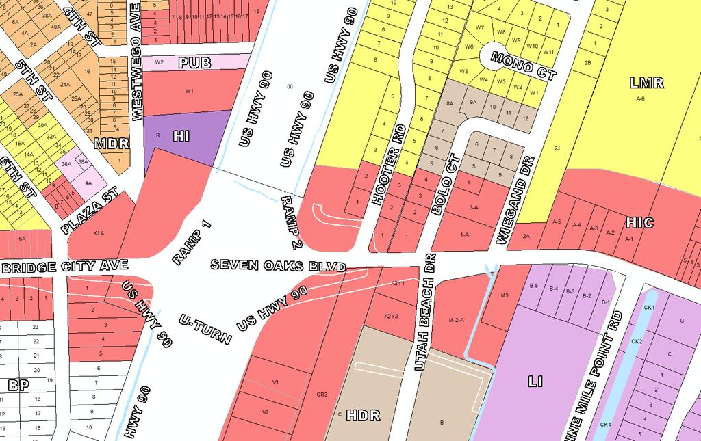 REZONING A PORTION OF LOT MT FROM R-3 TO
