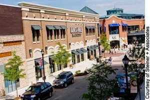 Located in the northern Milwaukee suburb of Glendale, Wisconsin, Bayshore Town Center was developed by Columbus, Ohio based Steiner + Associates in