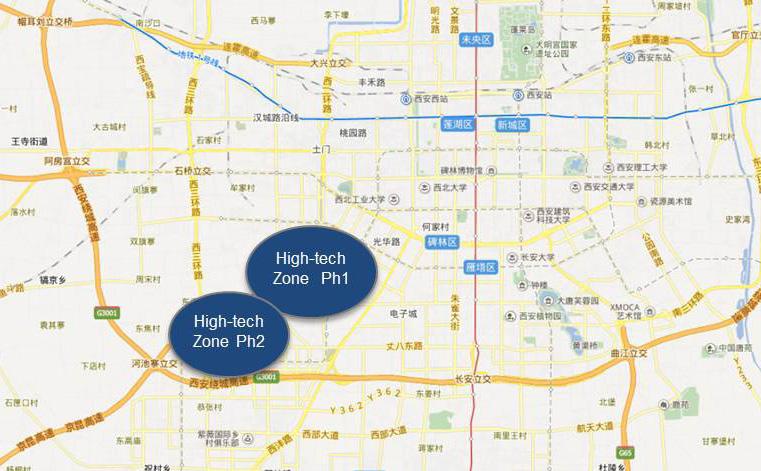 Expansion in the High-tech Zone 68% Current stock in the High-tech Zone has reached 270,000 sq m, making it the largest market in terms of stock in Xi an.
