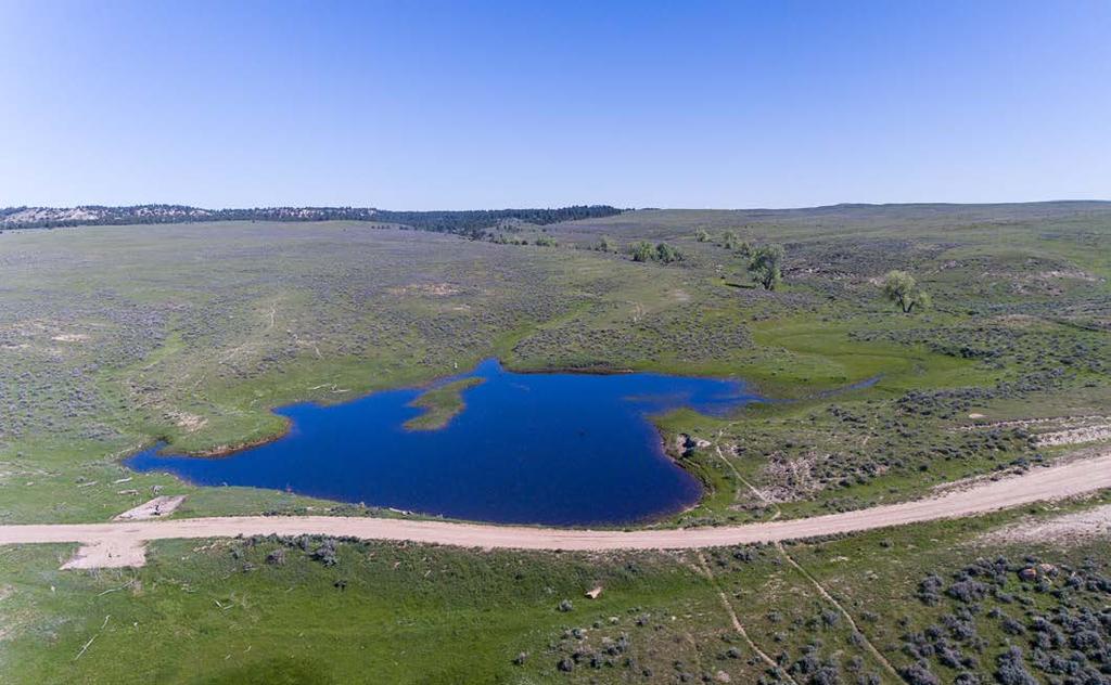 WATER RESOURCES The LoneTree Ranch is an exceptionally well-watered ranch. With a total of 54 permitted wells supplying water to 63 tanks, and 25 reservoirs.