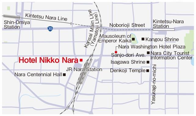 Garden Hotel Narita Map around the Assets for Anticipated