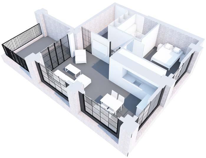 Apartment 0- Bed Apartment Floor
