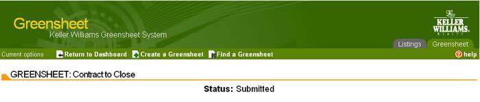 Submit a Greensheet Chapter 4 3. Verify all the information on the Greensheet is correct.