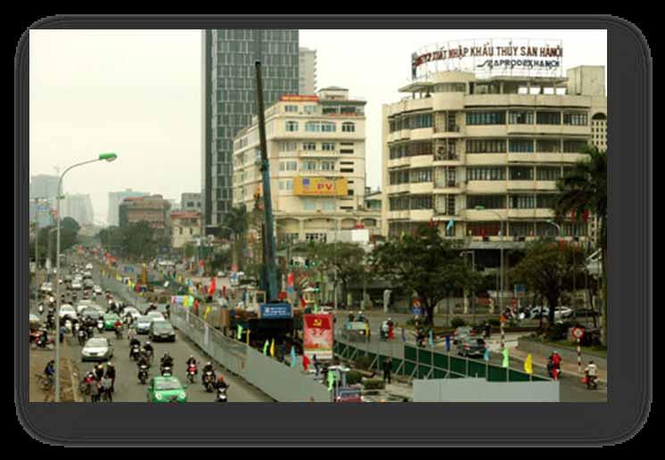 East: Nguyen Van Linh Road to be expanded Hanoi- Lao Cai Highway to be completed by end 2012.