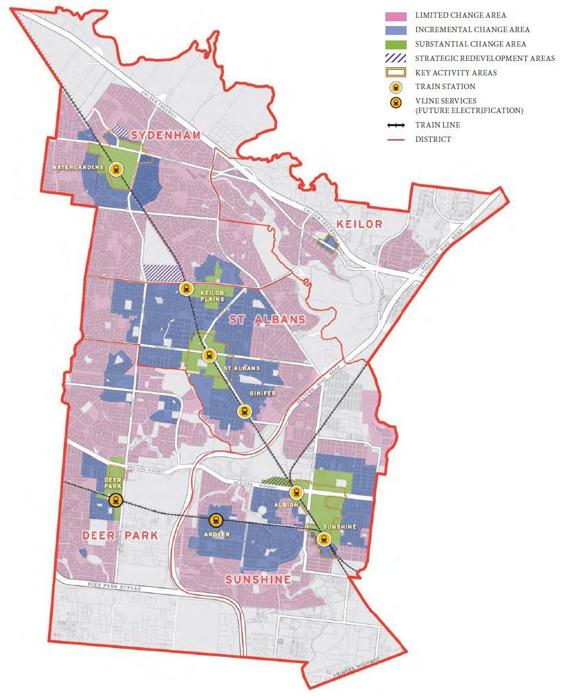 Application of new zones Limited Change Neighbourhood Residential Zone