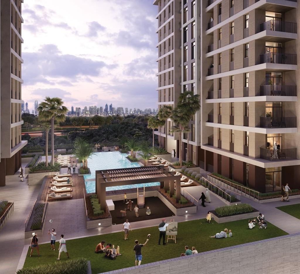 A SENSE OF BELONGING Conceptualised to give its distinguished residents a real sense of community, Wilton Terraces II creates an atmosphere where young families can connect, share and grow.