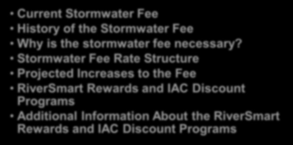 stormwater fee necessary?