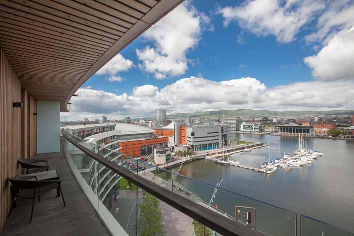 Floors Suited To The Young Professional And Investor Alike 6-35 The Arc is a superb two bedroom apartment located on the 9th floor ideally situated overlooking the Abercorn Basin in one of Belfast