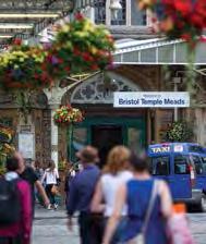 LONDON PADDINGTON AND OTHER NATIONAL DESTINATIONS ARE LESS THAN 2 HOURS FROM BRISTOL TEMPLE MEADS STATION FOUND ONLY 15 MINUTES WALK AWAY.