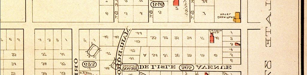house at 59 Heath Street (east half, Lot 36) is not shown, this does not mean it did not